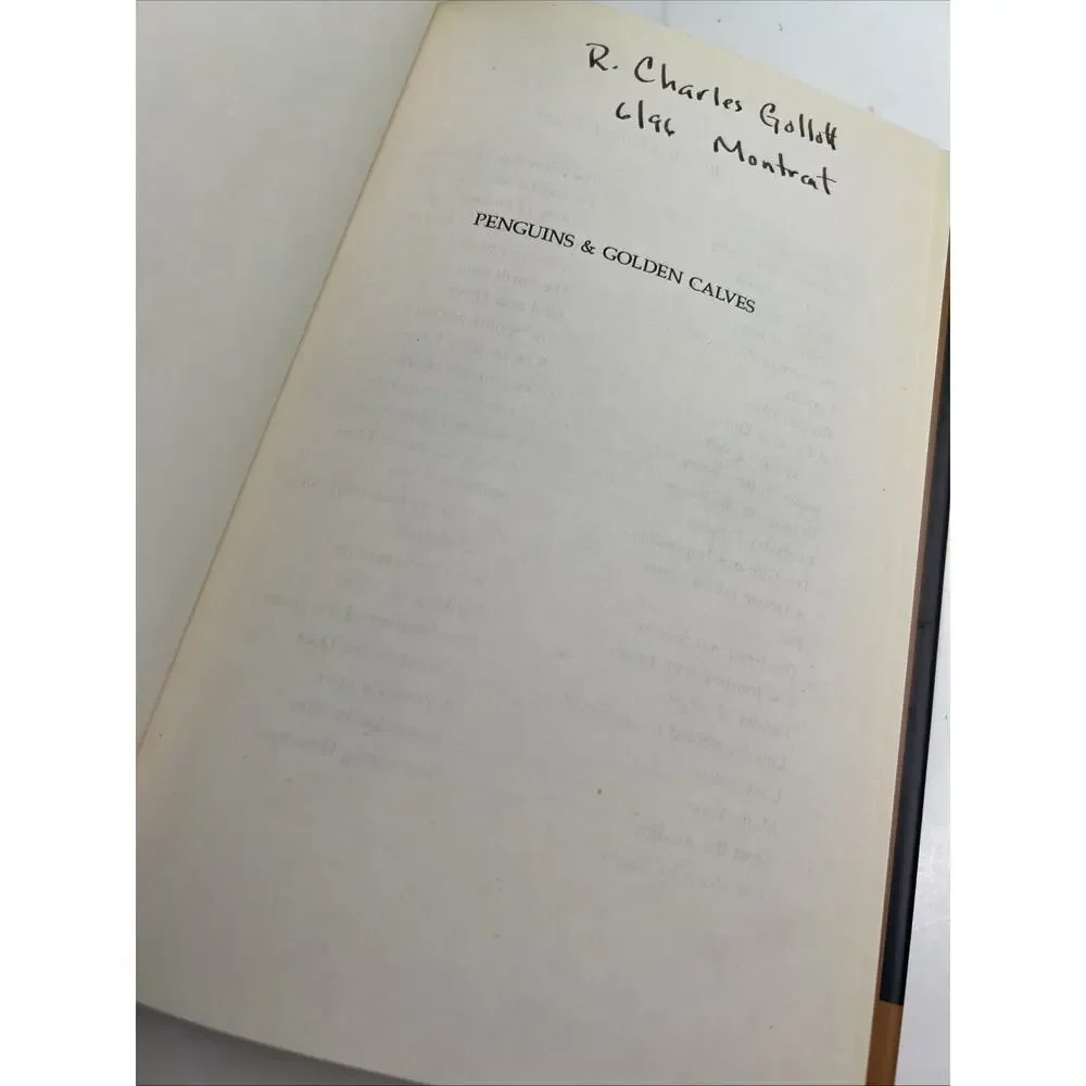 Madeleine L'engle / Penguins and Golden Calves Icons and Idols 1st Edition 1996